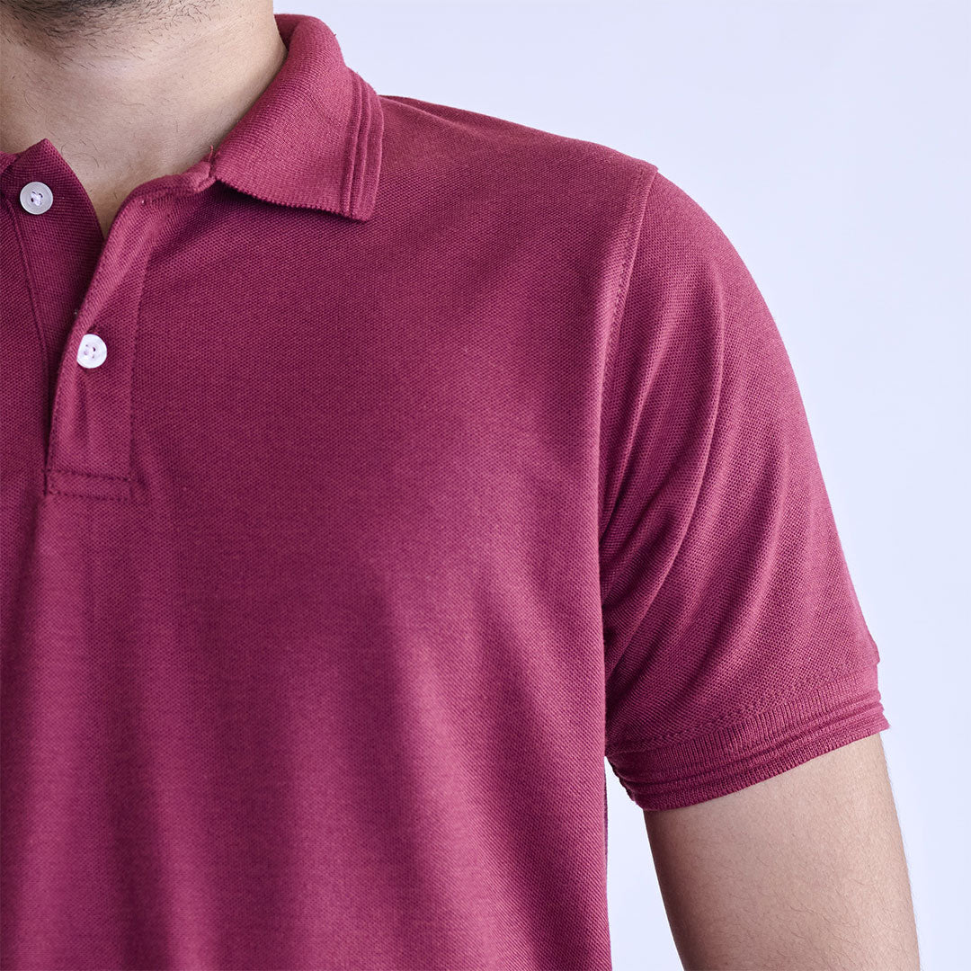 Maroon Classic Polo